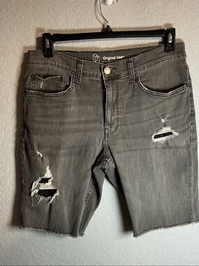 Original Use Grey Denim Waistband with White Logo